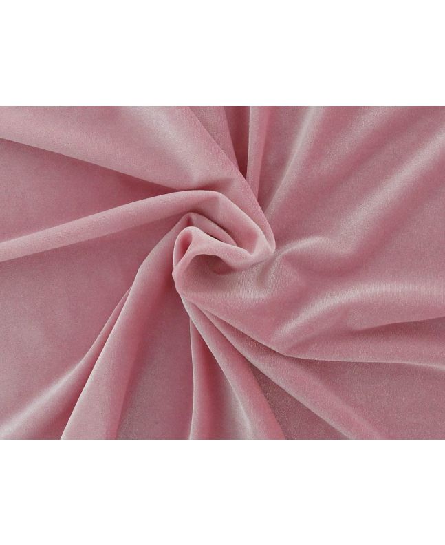 Spandex Plush Stretch Velour, Light Pink