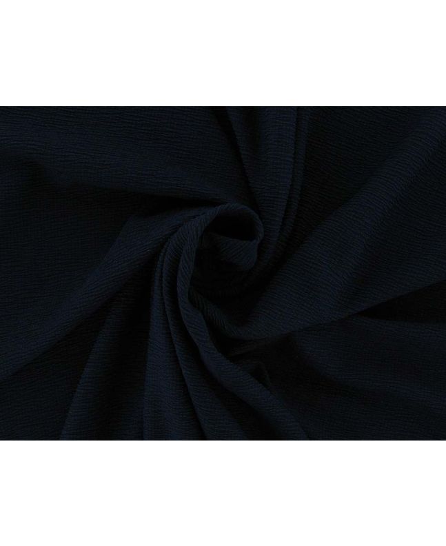 Stretch Crinkle Treebark, Navy