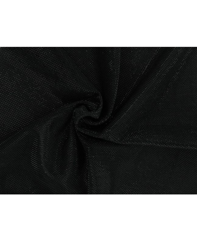 Stretch Knit Square Foil, Black