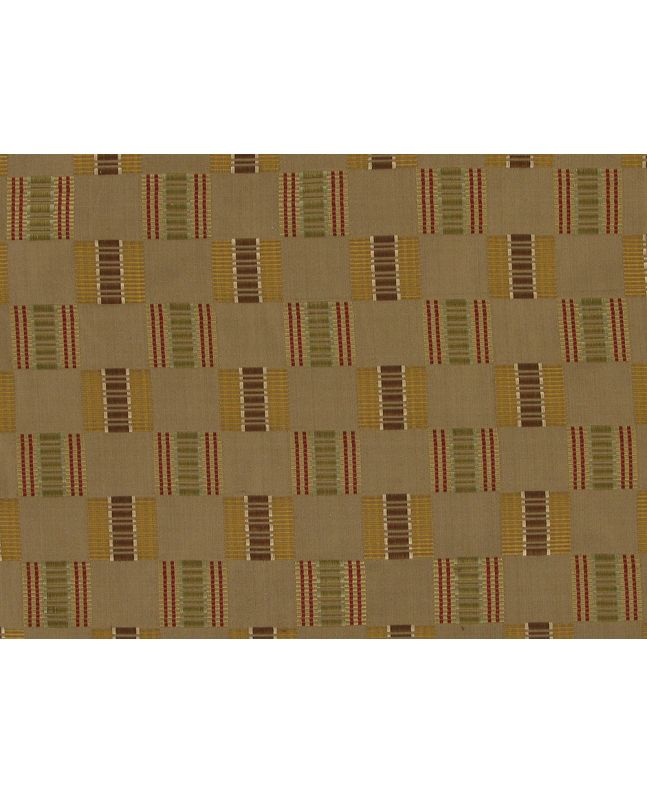Stripe Check Silk Taffeta Satin Jacquard, Taupe
