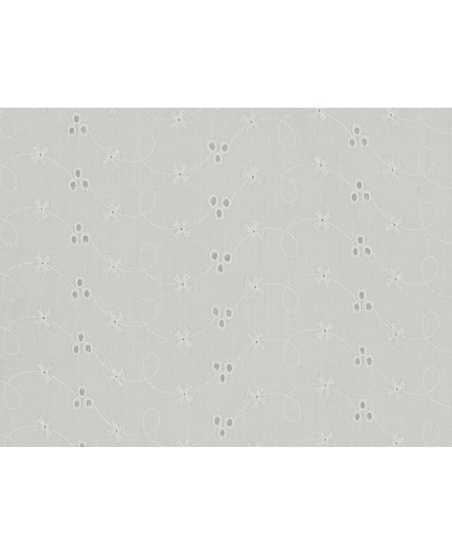 Summer Time 3 Hole Broderie Anglaise, Ivory