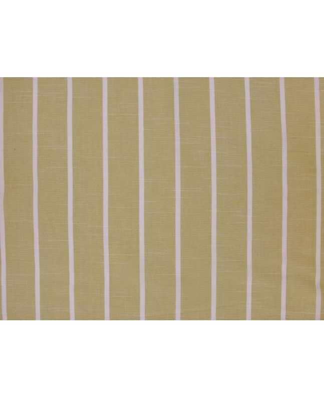 Thin Stripe Jacquard Curtain Fabric, Ochre