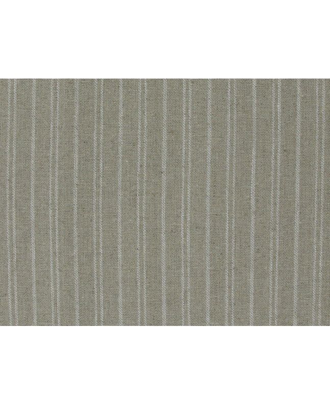 Tibet Narrow Stripe Cotton Linen Blend, Natural