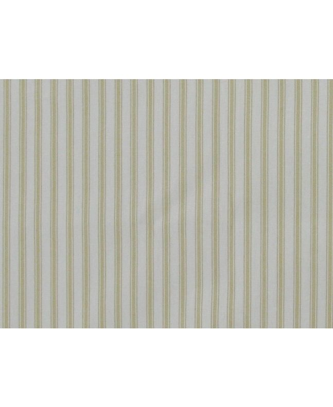Ticking Stripe Cotton Poplin, Tan