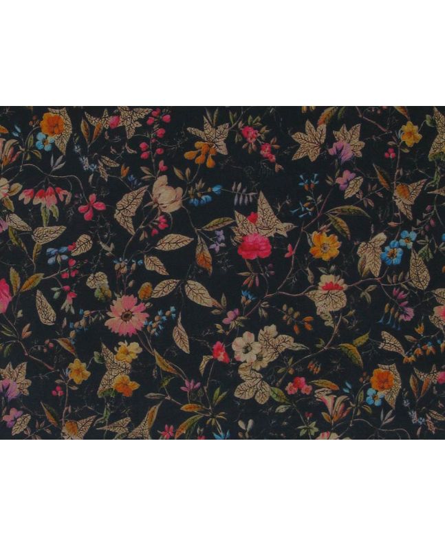 Tivoli Gardens Cotton Lawn Print, Navy
