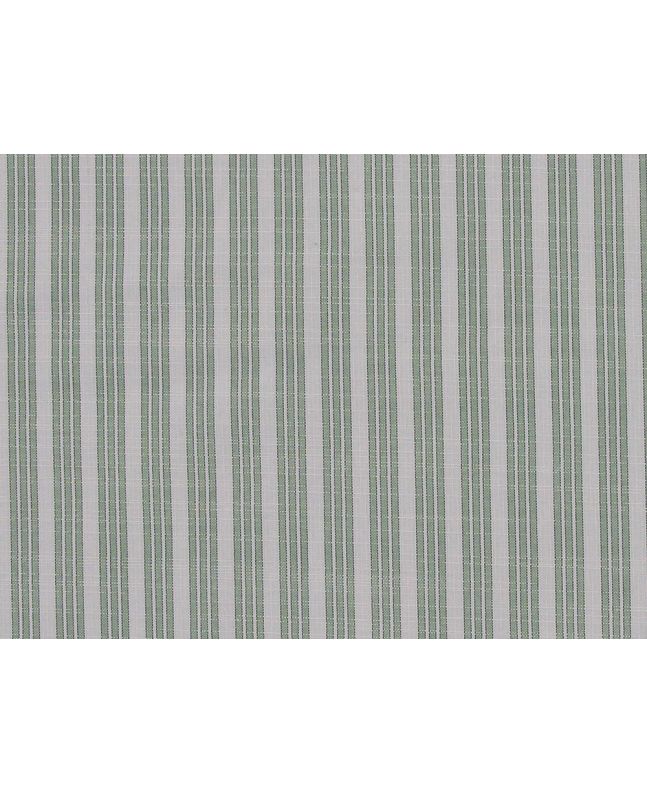 Triple Stripe Linen Look Polyviscose, Mint