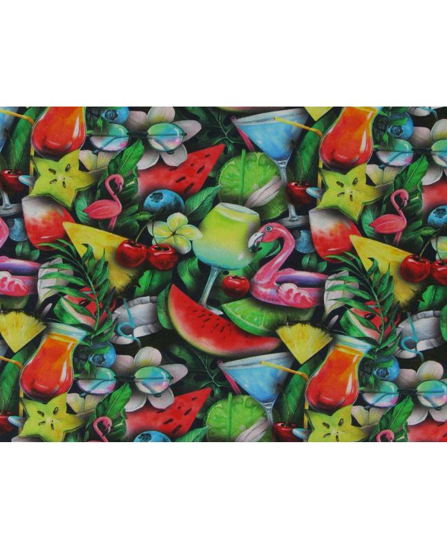 Tropical Punch Cotton Jersey
