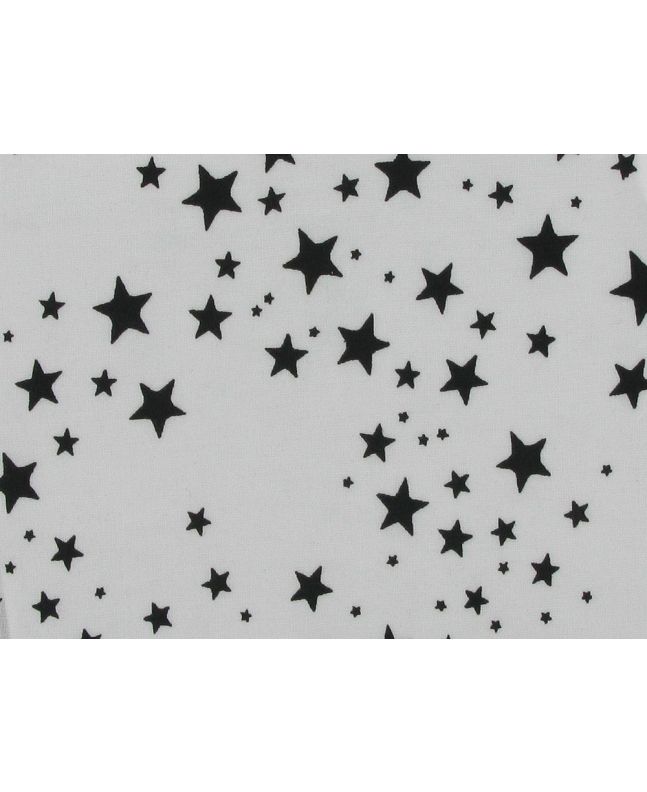 Twinkle Stars Viscose Print, Ivory
