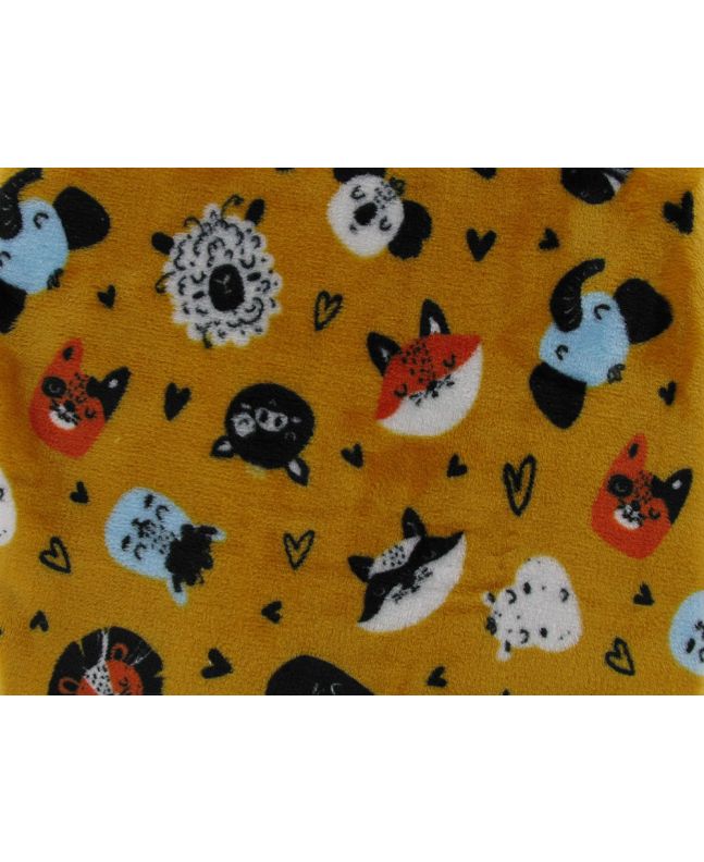 Ultra Soft Cuddle Fleece, Animal Love