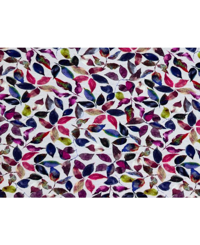 Verona Viscose Jersey, Berry