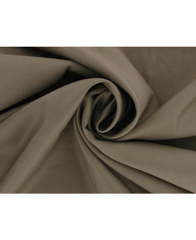Viscose Blend Gaberdine Twill, Taupe