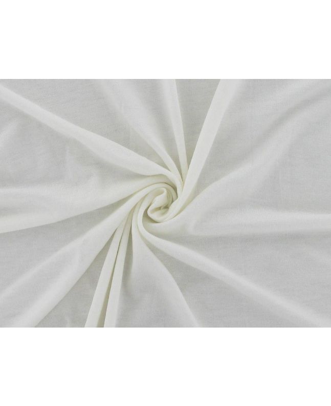 Plain Dye Viscose Jersey, Ivory
