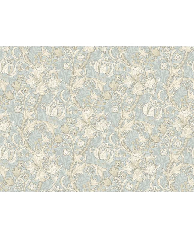 William Morris Golden Lily Cotton Panama, Pool