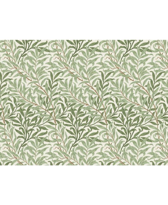 William Morris Willow Bough Cotton Panama, Sage