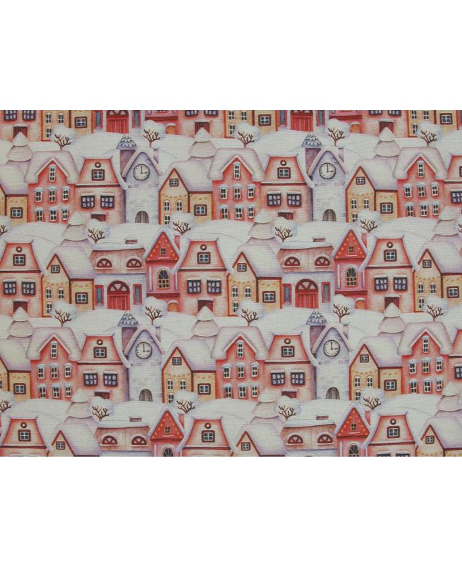 Winter Village Cotton Rich Panama Canvas