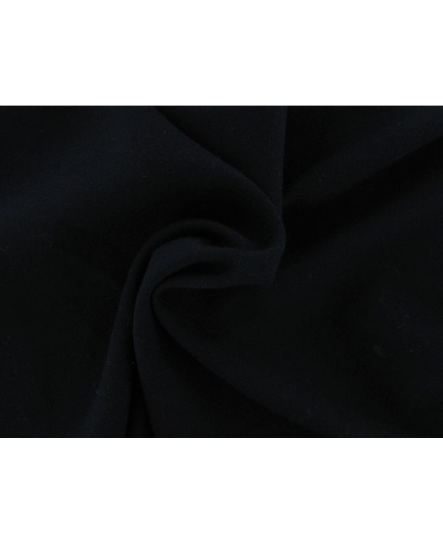 Wool Blend Crepe, Navy