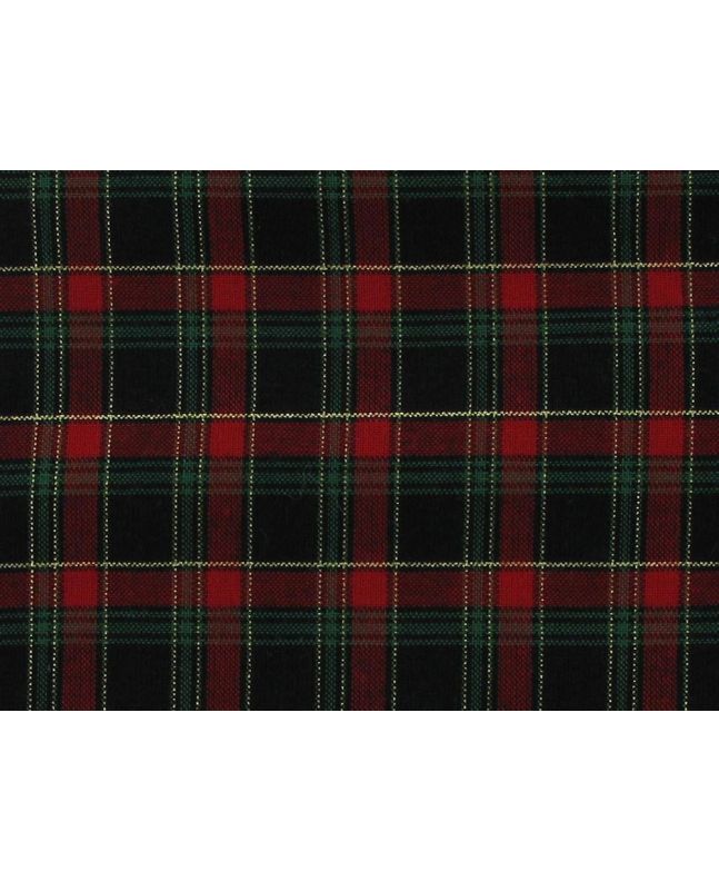 Woven Metallic Cotton Tartan, Dunhaven