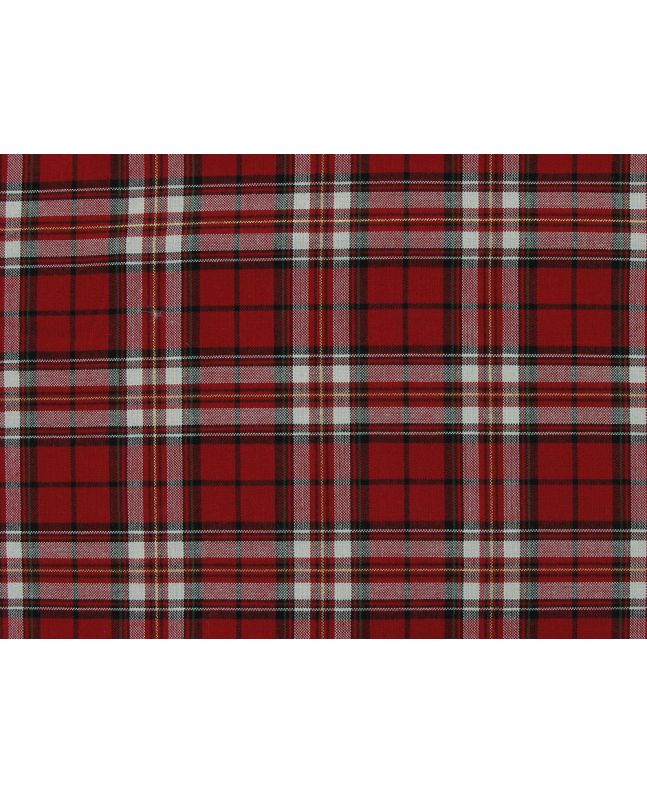 Woven Metallic Cotton Tartan, Lochford