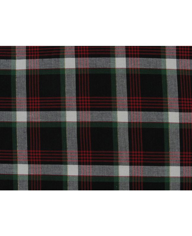 Woven Metallic Cotton Tartan, Torvaig