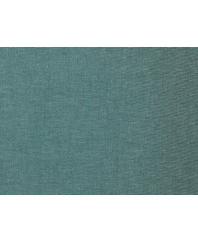 Yarn Dyed Cotton Chambray, Petrol