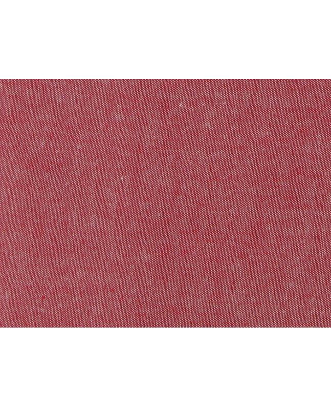 Yarn Dyed Cotton Chambray, Red