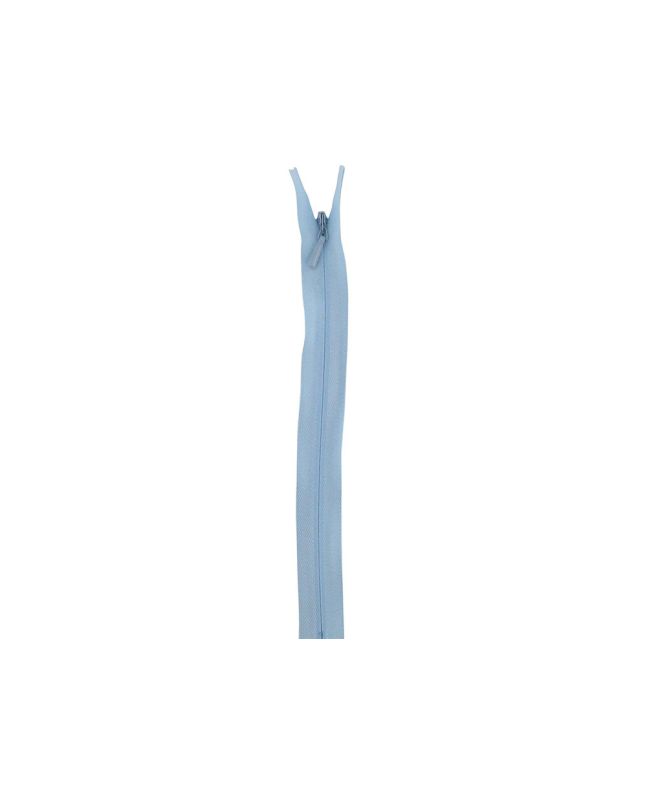 YKK Concealed Invisible Close End Dress Zip, 8 Inch, Candy Blue
