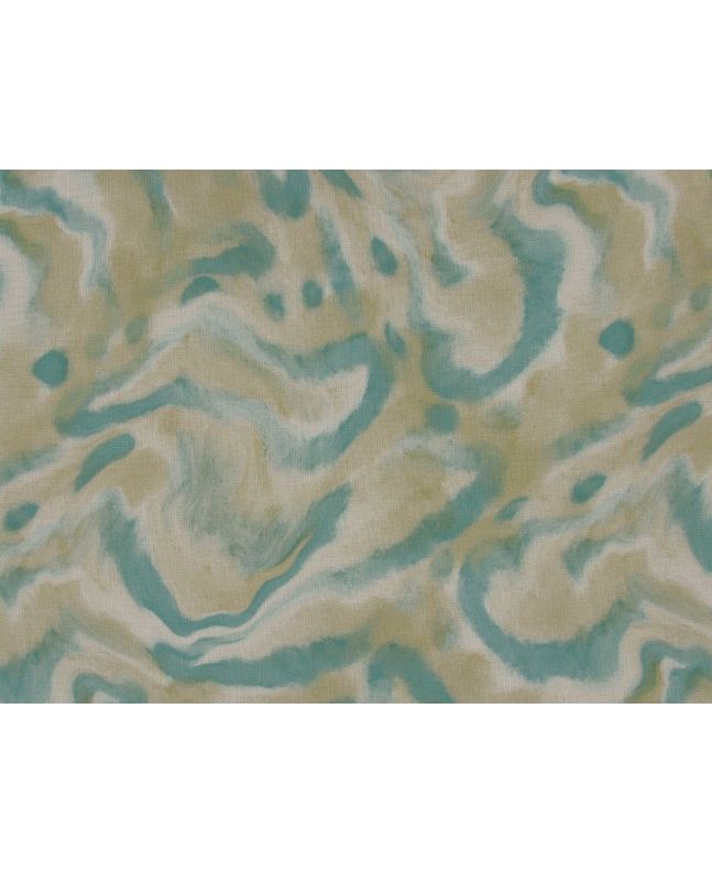 Zen Swirl Cotton Ramie Blend, Moss