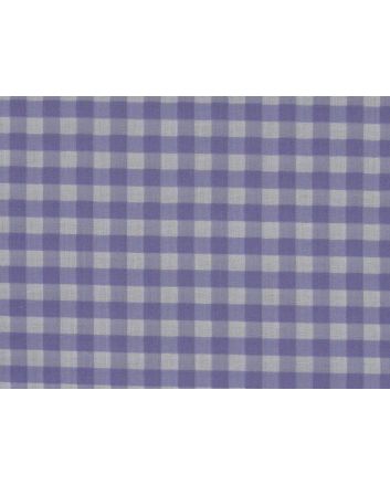 1/4 Inch Printed Polycotton Gingham, Lilac