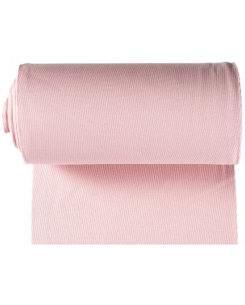 Tubular 2x2 Rib Cuffing, Light Pink
