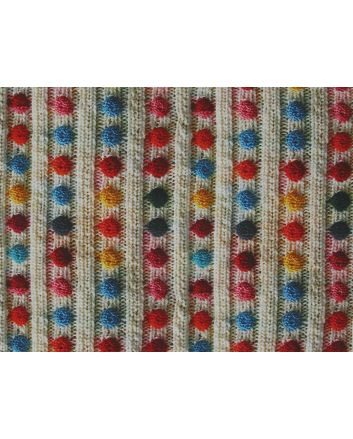 3D Fantasy Cotton Print, Spotty Knit