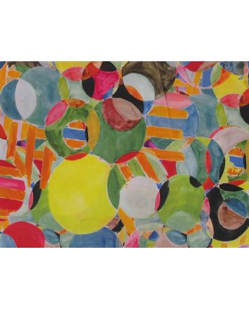 Abstract Bubbles Cotton Lawn