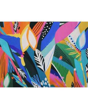 Abstract Jungle Viscose Print