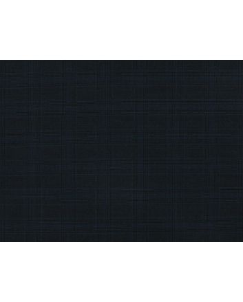 Alfred Brown Pure New Wool Check Suiting, Blue