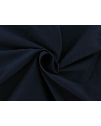 Amira Stretch Cotton Linen Blend, Navy