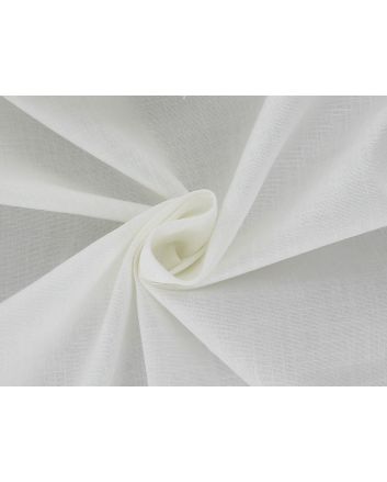 Amira Stretch Cotton Linen Blend, Off White