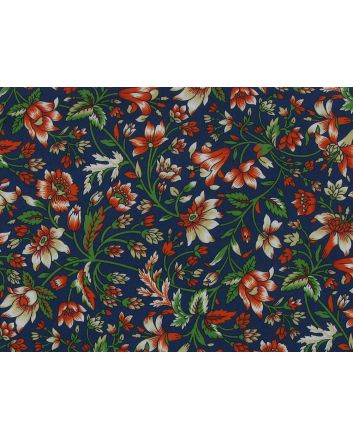 Anemone Soft Stretch Polyester, Navy