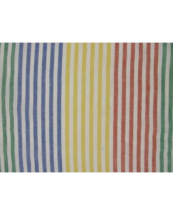 Aran Multi Stripe Irish Linen