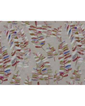 Autumn Fern Crinkle Viscose Blend, Cream