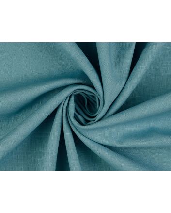 Ava Pure Washed Linen, Azure Blue