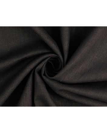Ava Pure Washed Linen, Black