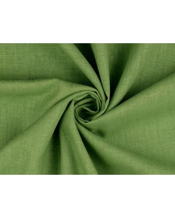 Ava Pure Washed Linen, Olive Green
