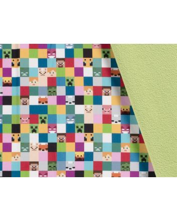 Fleece Backed Showerproof Soft Shell, Block Craft