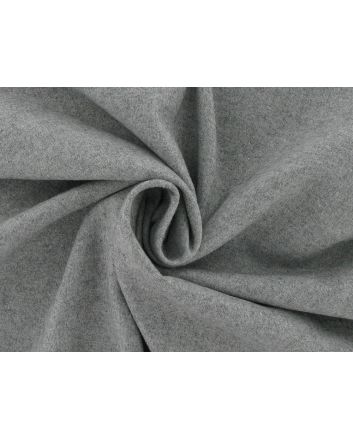 Brushed Wool Blend Flannel, Grey