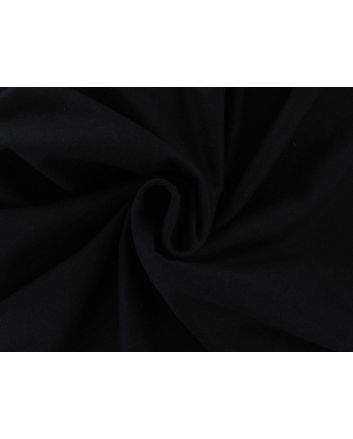 Brushed Wool Blend Flannel, Navy