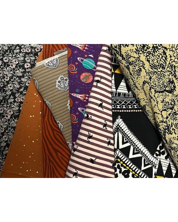 Jersey Prints Lucky Dip 8m Clearance Fabric Bundles