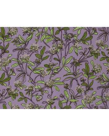 Canopy Bloom Cotton Jersey, Violet