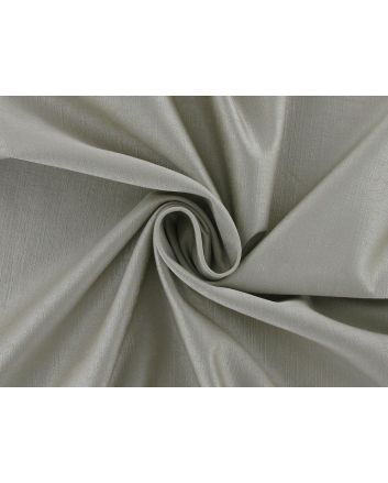 Carnaby Silk Look Curtain Fabric, Mushroom