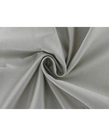 Carnaby Silk Look Curtain Fabric, Pearl