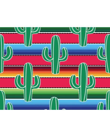 Carnival Collection Bi-Stretch Panama, Cactus Stripe