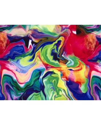 Carnival Collection Bi-Stretch Panama, Marble Swirl